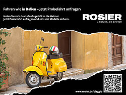 Braunschweig Piaggio Liberty Außenaufnahme Heckansicht